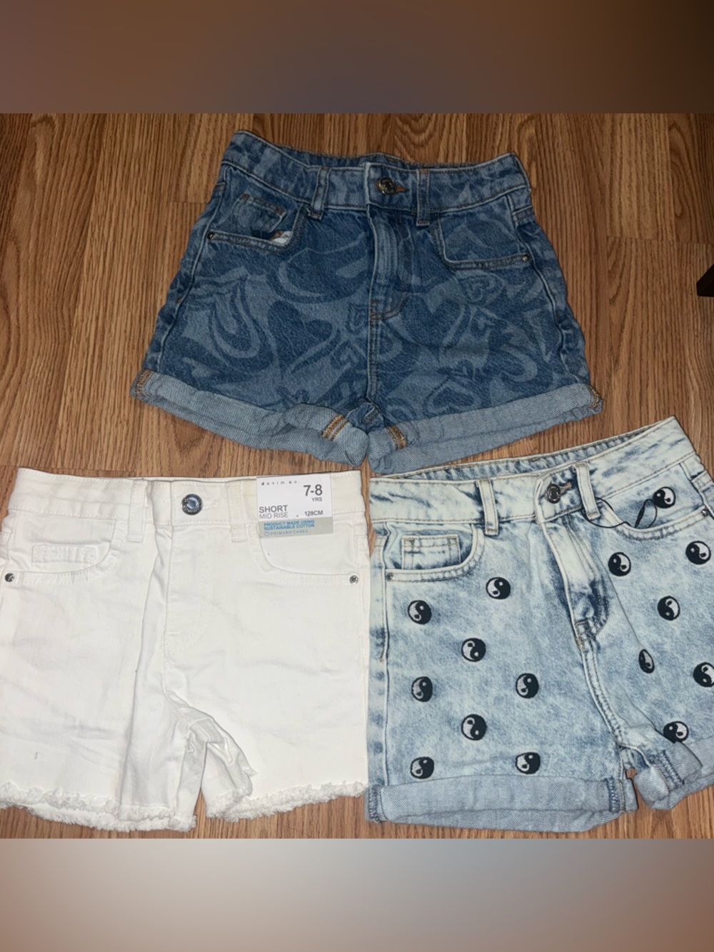Lot of Girls Shorts size 7/8 - New with and without tags